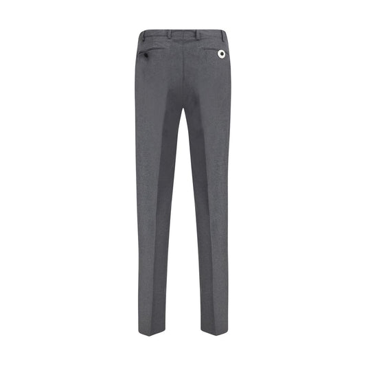 Germano Gray Fleece Wool Dress Pants