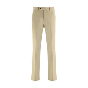 Germano Beige Cotton Chino Pants
