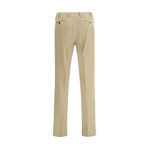 Germano Beige Cotton Chino Pants