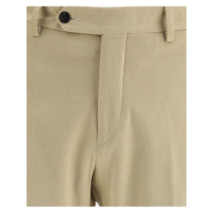 Germano Beige Cotton Chino Pants