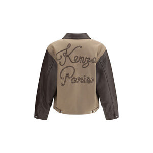 Kenzo Brown Leather Jacket