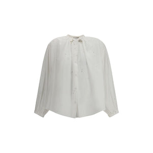 Forte_Forte White Cotton Blouse