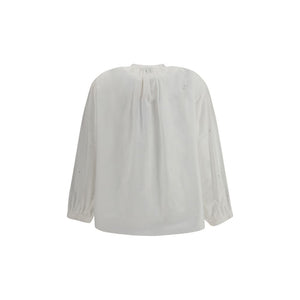 Forte_Forte White Cotton Blouse