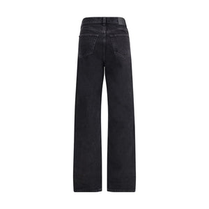 Saint Laurent Black Cotton Slim Fit Jeans