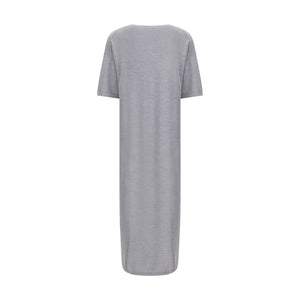 Khaite Gray Wool Casual Dress