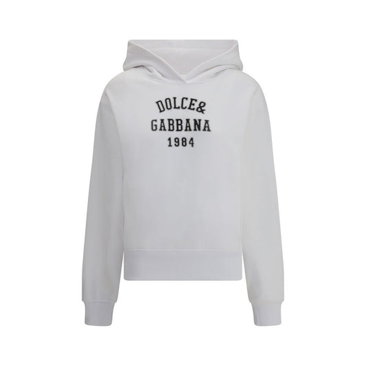 Dolce & Gabbana White Cotton Sweatshirt