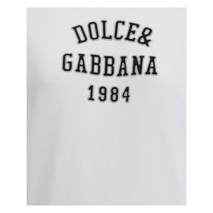Dolce & Gabbana White Cotton Sweatshirt