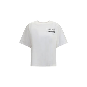 Dolce & Gabbana White Cotton T-Shirt