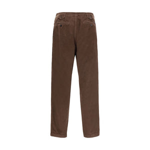 Dolce & Gabbana Brown Cotton Casual Pants