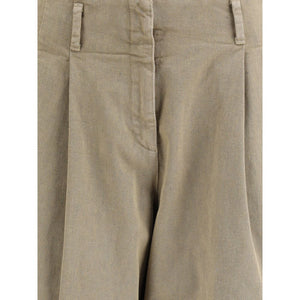 Golden Goose Bicolor Cotton Casual Pants
