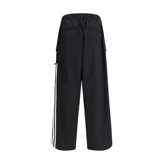 Y-3 Black Wool Casual Pants