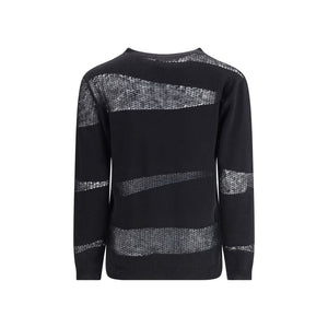 Fabiana Filippi Black Fleece Wool Cashmere Sweater