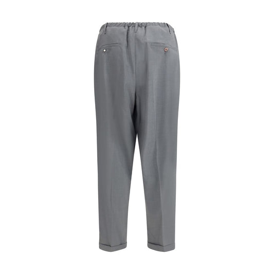 Magliano Gray Polyester Casual Pants