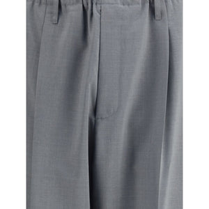 Magliano Gray Polyester Casual Pants