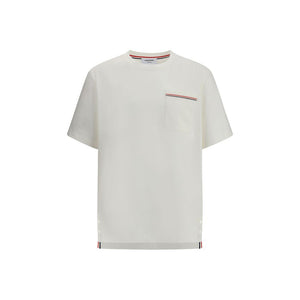 Thom Browne White Cotton T-Shirt