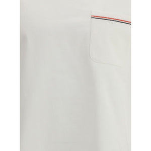 Thom Browne White Cotton T-Shirt