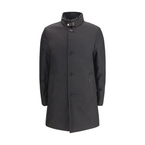 MooRER Black Polyester Coat