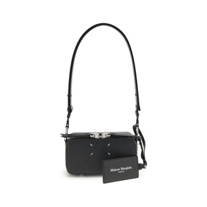 Margiela Black Calf Leather Bos Taurus Shoulder Bag