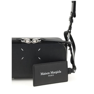 Margiela Black Calf Leather Bos Taurus Shoulder Bag