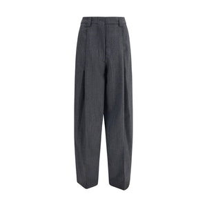 The Latest Gray Polyester Casual Pants
