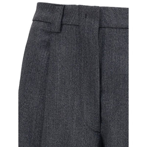 The Latest Gray Polyester Casual Pants