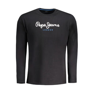 Pepe Jeans Black Cotton Men's T-Shirt