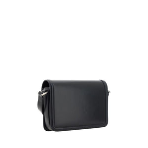 Saint Laurent Black Calf Leather Bos Taurus Shoulder Bag