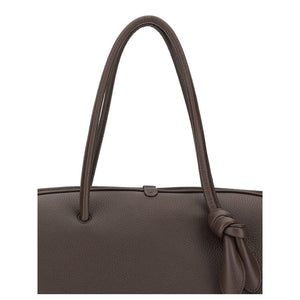 Jacquemus Brown Calf Leather Bos Taurus Handbag