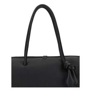 Jacquemus Black Calf Leather Bos Taurus Handbag