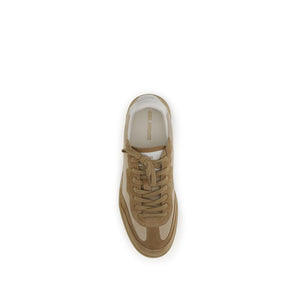 Axel Arigato Beige Leather Low Top Sneakers