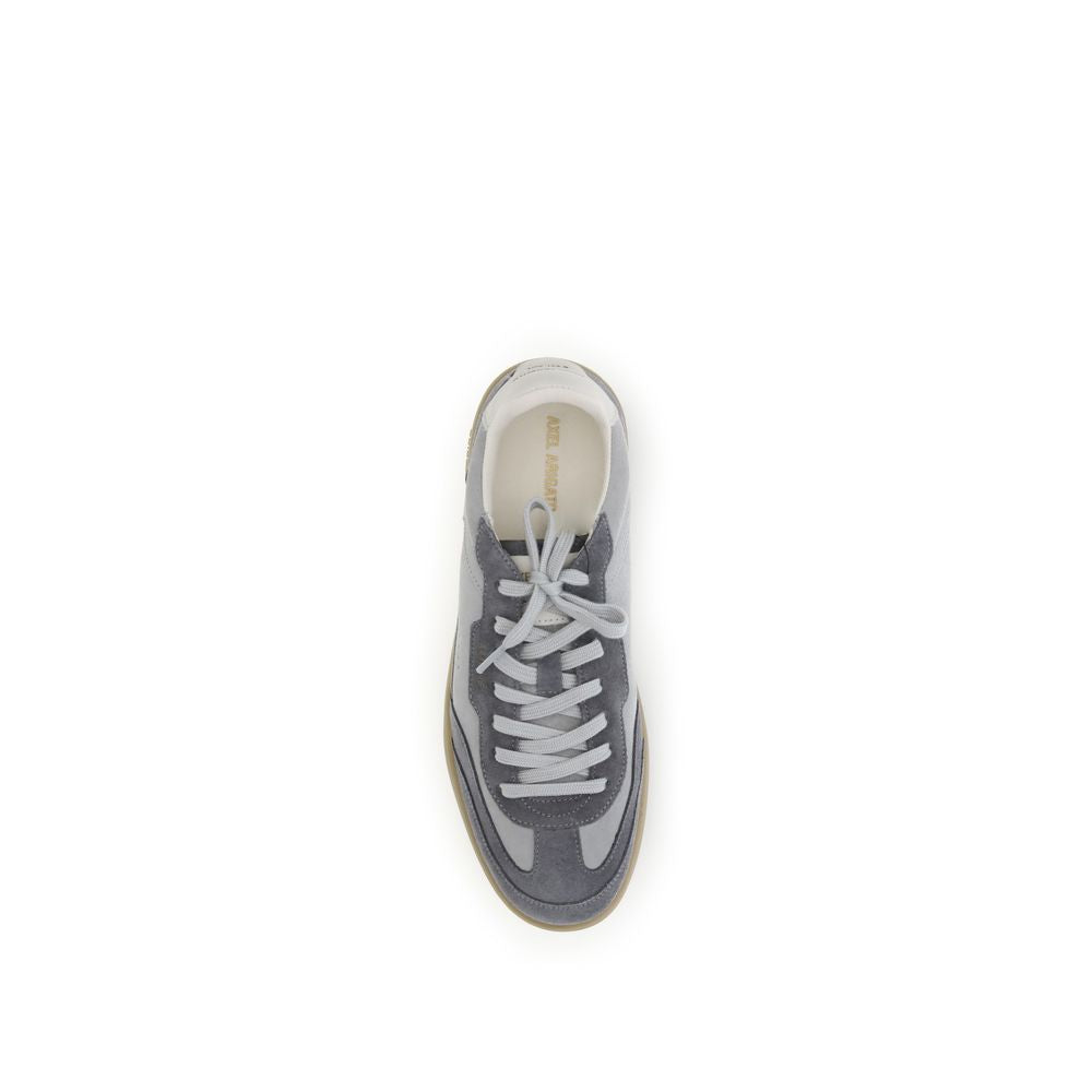 Axel Arigato Gray Leather Low Top Sneakers