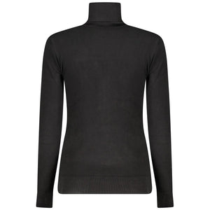 Guess Jeans Black Viscose Women Sweater