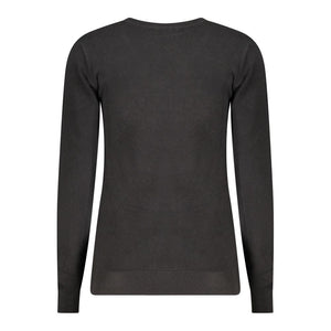 Guess Jeans Black Viscose Women Sweater