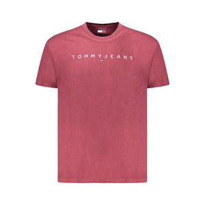 Tommy Hilfiger Red Cotton Men T-Shirt