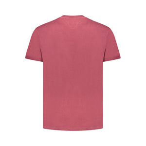 Tommy Hilfiger Red Cotton Men T-Shirt