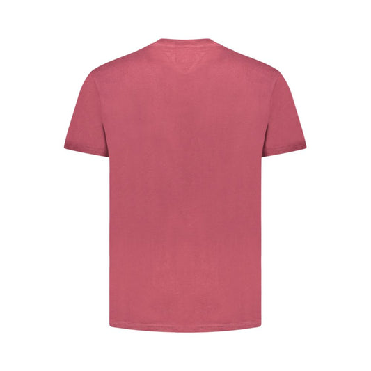Tommy Hilfiger Red Cotton Men T-Shirt