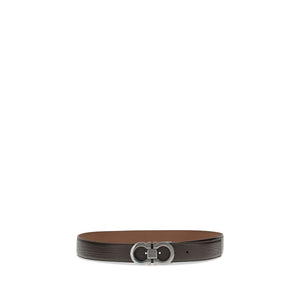 Ferragamo Brown Leather Regular Belt