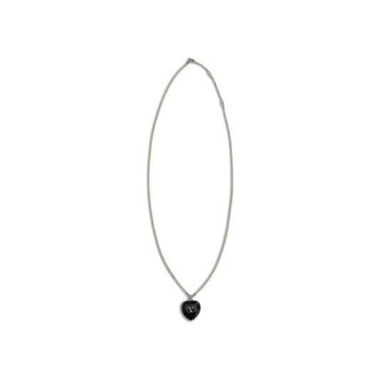 Valentino Garavani Black Brass Necklace