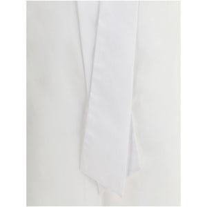 Sara Roka White Cotton Dress Shirt