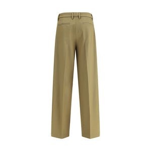 True Royal Green Polyester Dress Pants