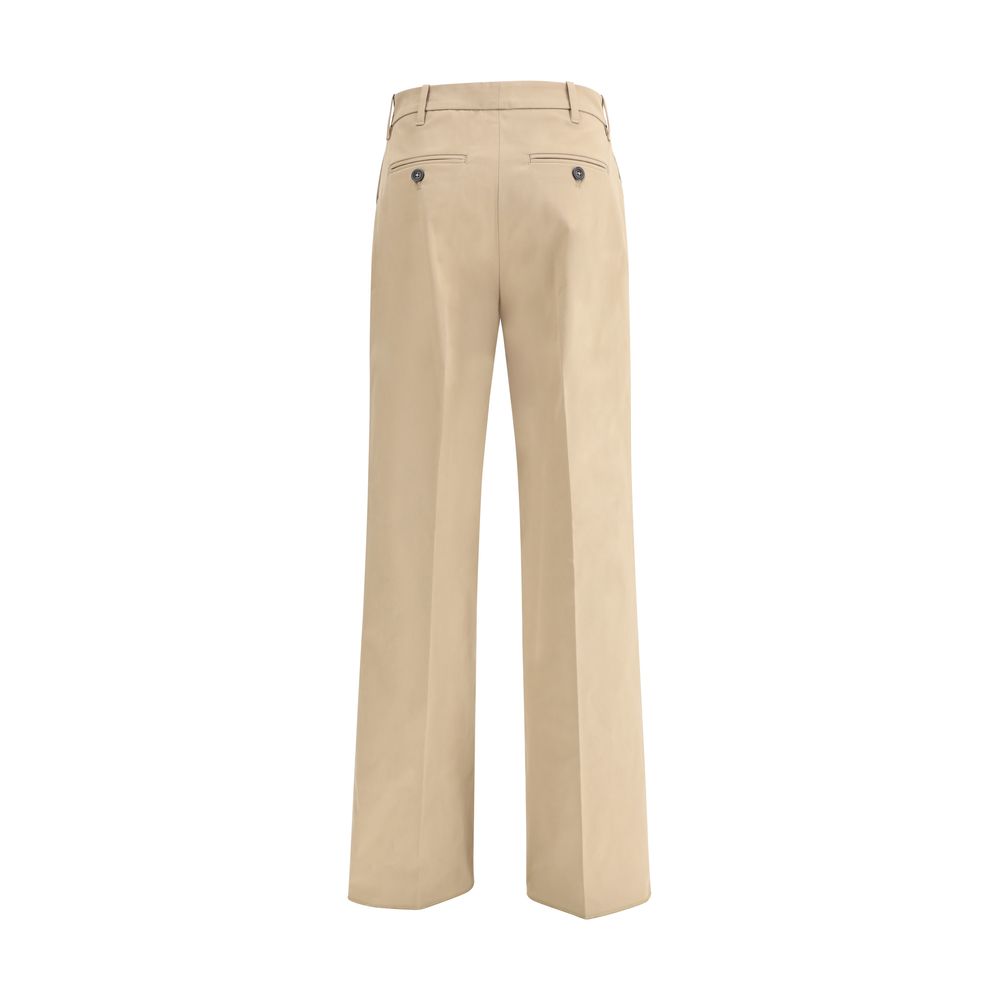 True Royal Beige Cotton Casual Pants