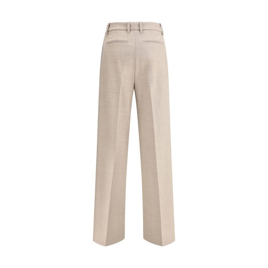 True Royal Beige Wool Casual Pants