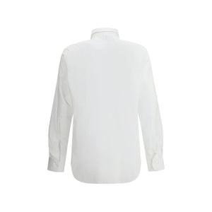 Finamore White Cotton Dress Shirt