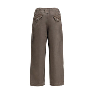 Kenzo Brown Cotton Casual Pants