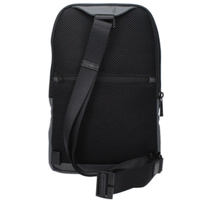 Piquadro Gray Fabric Crossbody Bag