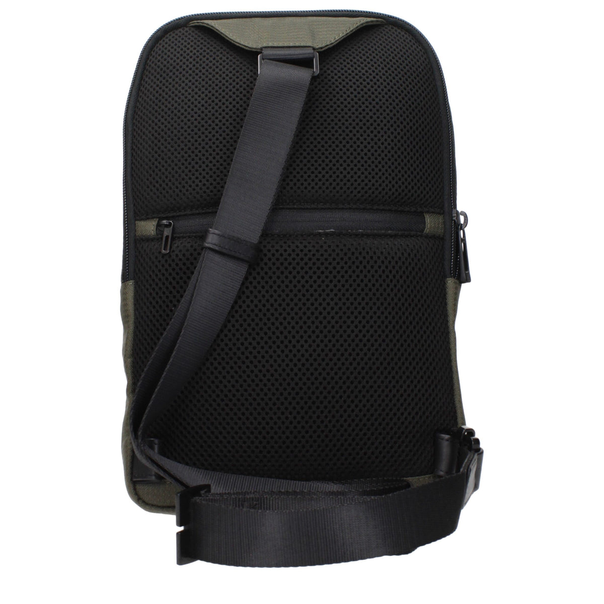 Piquadro Green Fabric Crossbody Bag