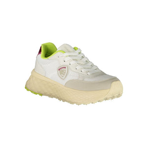 Blauer White Polyurethane Women Sneaker