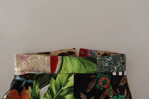 Dolce & Gabbana Multicolor Patchwork A-line Polyester Skirt