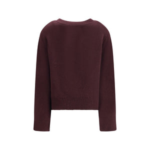 Lisa Yang Purple Cashmere Cardigan