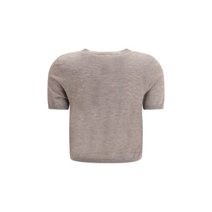 Lisa Yang Beige Cashmere Cardigan